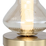 Настольная лампа светодиодная с волнообразным стеклянным плафоном Amphora of Light варинант исполнения - 4 | Loft Concept в Омске