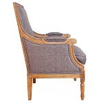 Кресло William Classical Armchair grey flax варинант исполнения - 1 | Loft Concept в Омске