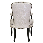 Кресло c растительным орнаментом Aubrey Classical Armchair beige jacquard варинант исполнения - 2 | Loft Concept в Омске
