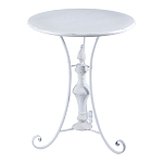Столик белый кованный в прованском стиле Vaucluse варинант исполнения - 1 | Loft Concept в Омске