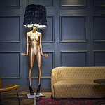 Лампа MANNEQUIN LAMP с абажуром модельный позинг варинант исполнения - 2 | Loft Concept в Омске