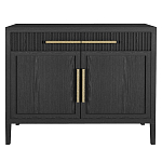 Буфет Primo с двумя ящиками и двумя фасадами Черный дуб варинант исполнения - 1 | Loft Concept в Омске