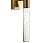 Бра со стеклянным плафоном латунь Gileberte Glass Tube Wall Lamp Brass варинант исполнения - 2 | Loft Concept в Омске