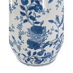 Ваза фарфоровая с узким горлышком и синими цветочными мотивами Independence варинант исполнения - 3 | Loft Concept в Омске