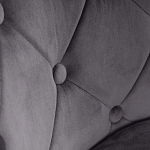 Стул в серой велюровой обивке Ward Grey Velour Chair варинант исполнения - 6 | Loft Concept в Омске