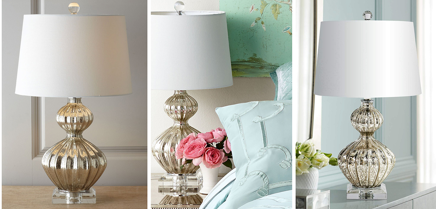 Настольная лампа Loraine Silver Table lamp Настольная лампа Loraine Silver Table lamp - Loft-Concept в Омске