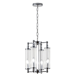 Люстра 4-мя прозрачными цилиндрическими плафонами Jeanette варинант исполнения - 3 | Loft Concept в Омске