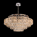 Люстра хрустальная в неоклассическом стиле на серебристом каркасе Majesty варинант исполнения - 5 | Loft Concept в Омске