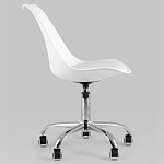 Офисный стул на металлическом основании EGGERY White варинант исполнения - 3 | Loft Concept в Омске
