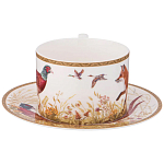 Чайная пара из фарфора 300 мл Hunting Porcelain Collection варинант исполнения - 2 | Loft Concept в Омске