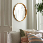 Зеркало круглое в раме из ротанга Wickerwork варинант исполнения - 6 | Loft Concept в Омске