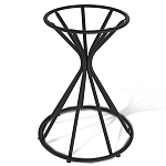 Стол обеденный с круглой керамической столешницей песчаного цвета Sand Ceramics варинант исполнения - 5 | Loft Concept в Омске