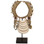 Ожерелье из ракушек на подставке Ethnic Beige Shells Necklace варинант исполнения - 1 | Loft Concept в Омске