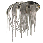 Бра с металиическими цепочками и дугообразными элементами Atlantis Chain варинант исполнения - 3 | Loft Concept в Омске