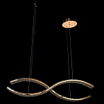 Люстра волнистой формы с фактурным хрустальным плафоном Light Delight варинант исполнения - 4 | Loft Concept в Омске