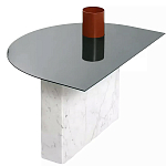 Дизайнерский журнальный стол с рельефным основанием Dutynor варинант исполнения - 2 | Loft Concept в Омске