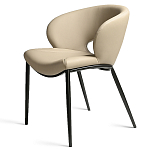 Стул обеденный кремовый из экокожи Futuristic Chair варинант исполнения - 1 | Loft Concept в Омске