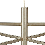 Люстра с 6-ю белыми матовыми плафонами из стекла в форме цилиндра Longitude варинант исполнения - 2 | Loft Concept в Омске