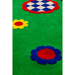 Дизайнерский ковер с цветами Poltronova Tappeto Prato Rug варинант исполнения - 4 | Loft Concept в Омске