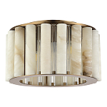 Потолочный светильник из стекла и премиального алебастра Ravishment варинант исполнения - 2 | Loft Concept в Омске