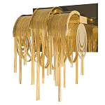 Бра с перфорированными металлическими дугами и цепочками 22 см Atlantis Chain варинант исполнения - 5 | Loft Concept в Омске