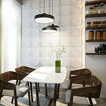 Гипсовая 3D панель с принтографией PM-20 варинант исполнения - 3 | Loft Concept в Омске