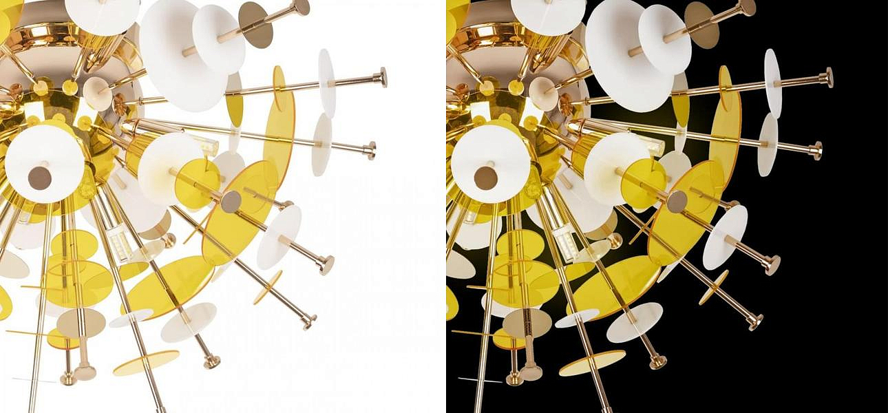 Потолочный светильник Dandelion Yellow диаметр 60 Потолочный светильник Dandelion Yellow диаметр 60 - Loft-Concept в Омске