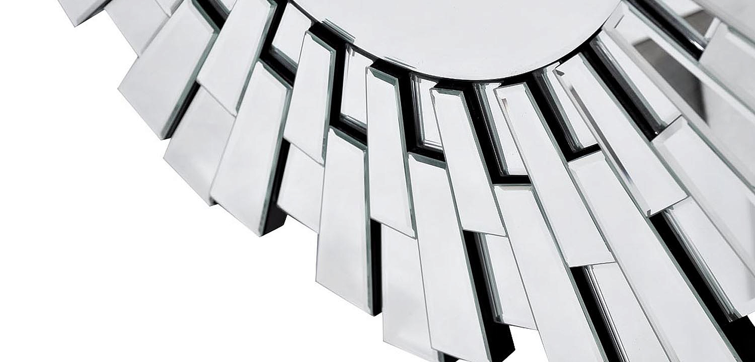 Зеркало Mirror Beams Round Mirror Зеркало Mirror Beams Round Mirror - Loft-Concept в Омске
