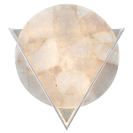 Бра светодиодное с диском из кварца Vendetta варинант исполнения - 1 | Loft Concept в Омске