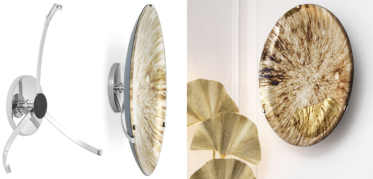Настенный декор Eichholtz Wall Object Laguna S antique gold Настенный декор Eichholtz Wall Object Laguna S antique gold - Loft-Concept в Омске