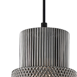 Подвесной светильник со стеклянным рифленым плафоном цилиндрической формы Eliara 13 варинант исполнения - 12 | Loft Concept в Омске