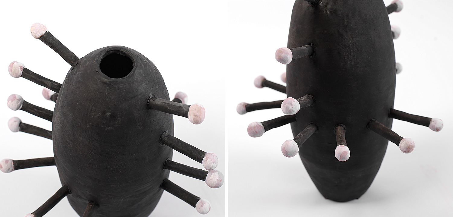 Ваза Kwanza Round Spikes Vase Ваза Kwanza Round Spikes Vase - Loft-Concept в Омске