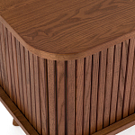 ТВ-тумба с двумя раздвижными дверцами Toinette Brown TV Stand варинант исполнения - 4 | Loft Concept в Омске