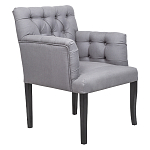 Кресло Addison Chic Armchair grey flax варинант исполнения - 1 | Loft Concept в Омске
