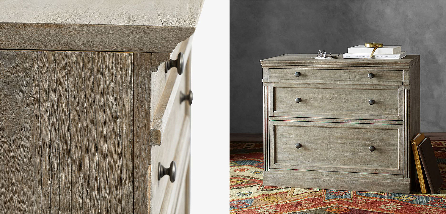 Комод с двумя ящиками Benjamin Chest of 2 Drawers Комод с двумя ящиками Benjamin Chest of 2 Drawers - Loft-Concept в Омске