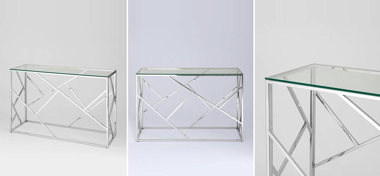 Консоль Geometry Serene Phoenix Silver Консоль Geometry Serene Phoenix Silver - Loft-Concept в Омске
