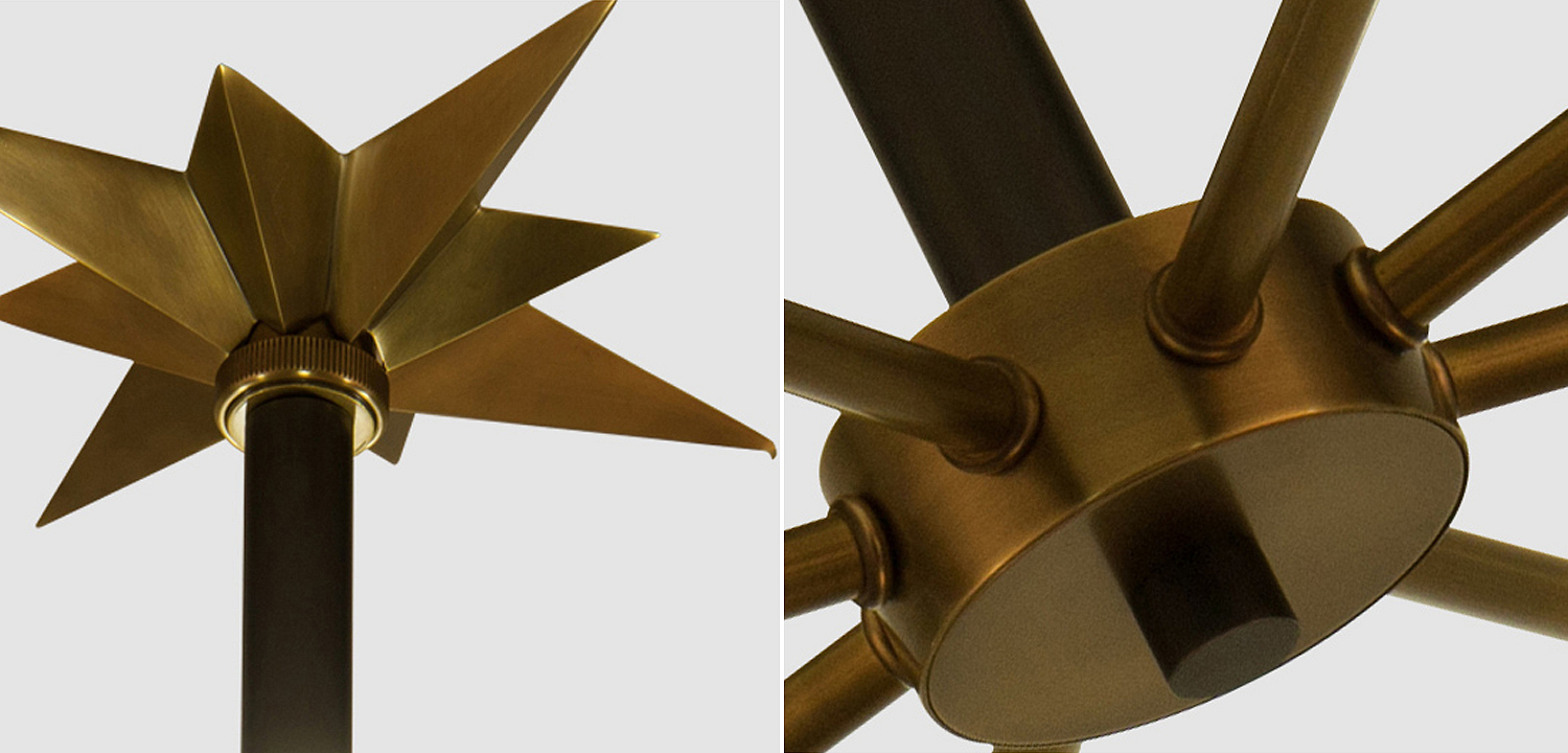 Люстра Base Star Chandelier Люстра Base Star Chandelier - Loft-Concept в Омске