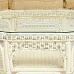 Комплект уличной мебели из ротанга Clara белый варинант исполнения - 13 | Loft Concept в Омске