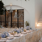 Подвесной светильник стеклянный в виде канделябра Curved Glass Chandelier варинант исполнения - 7 | Loft Concept в Омске