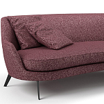 Мебельная ткань Шенилл фиолетовый цвет 138 см T4-25 варинант исполнения - 4 | Loft Concept в Омске