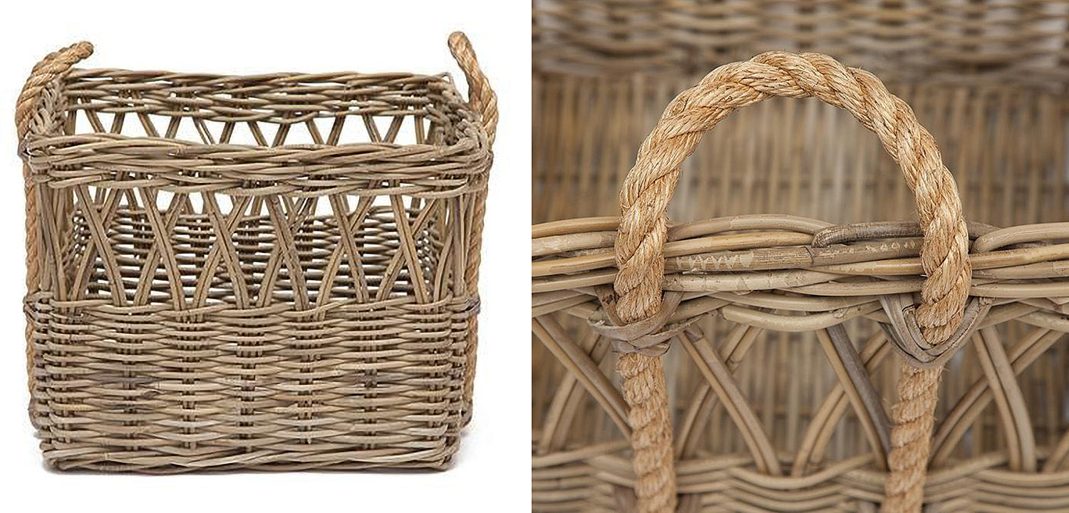 Корзина из ротанга Rattan Wicker Basket Корзина из ротанга Rattan Wicker Basket - Loft-Concept в Омске