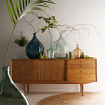 Ваза-бутыль из стекла TRANSPARENT FORMS 56 варинант исполнения - 12 | Loft Concept в Омске