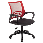 Офисное кресло с основанием из черного пластика Desk chairs Red варинант исполнения - 1 | Loft Concept в Омске