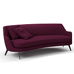 Мебельная ткань Шенилл фиолетовый цвет 138 см T4-27 варинант исполнения - 6 | Loft Concept в Омске