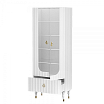 Витрина белая двухдверная с ящиком Expanses of Beauty варинант исполнения - 2 | Loft Concept в Омске