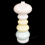 Настольная лампа из стеклянных сфер в пастельных тонах Высота 48 см Pastel Lunaria варинант исполнения - 3 | Loft Concept в Омске