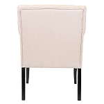 Кресло Addison Chic Armchair beige flax варинант исполнения - 2 | Loft Concept в Омске