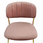 Стул Singer Chair без подлокотников Розовый Велюр варинант исполнения - 5 | Loft Concept в Омске