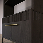 Стеллаж Primo с ящиками Темный орех варинант исполнения - 4 | Loft Concept в Омске