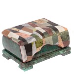 Шкатулка с мозаикой из натуральных камней Stone Casket варинант исполнения - 1 | Loft Concept в Омске